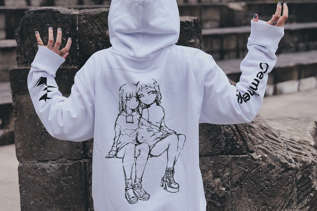 【受注生産受付中(月末締切・翌月末頃発送)】Gemineye オリジナルフルジップパーカー