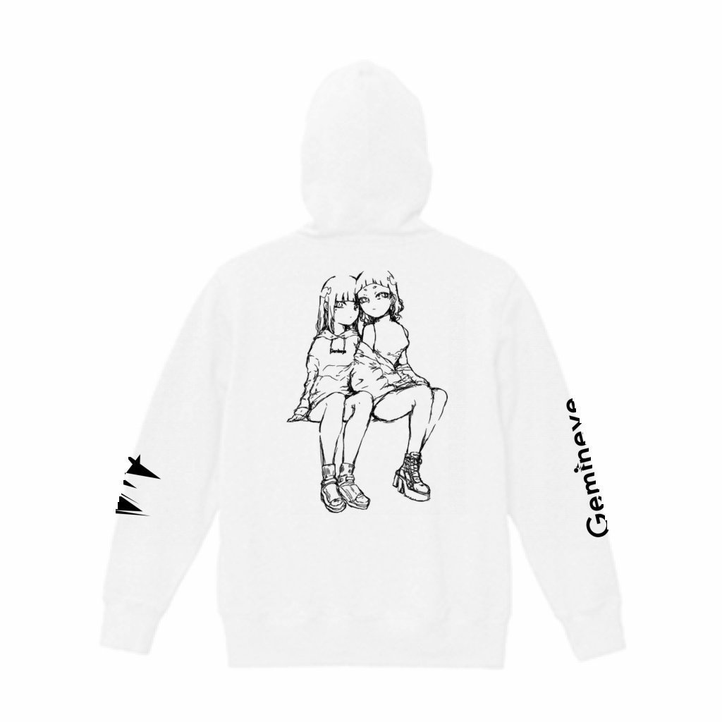 【受注生産受付中(月末締切・翌月末頃発送)】Gemineye オリジナルフルジップパーカー