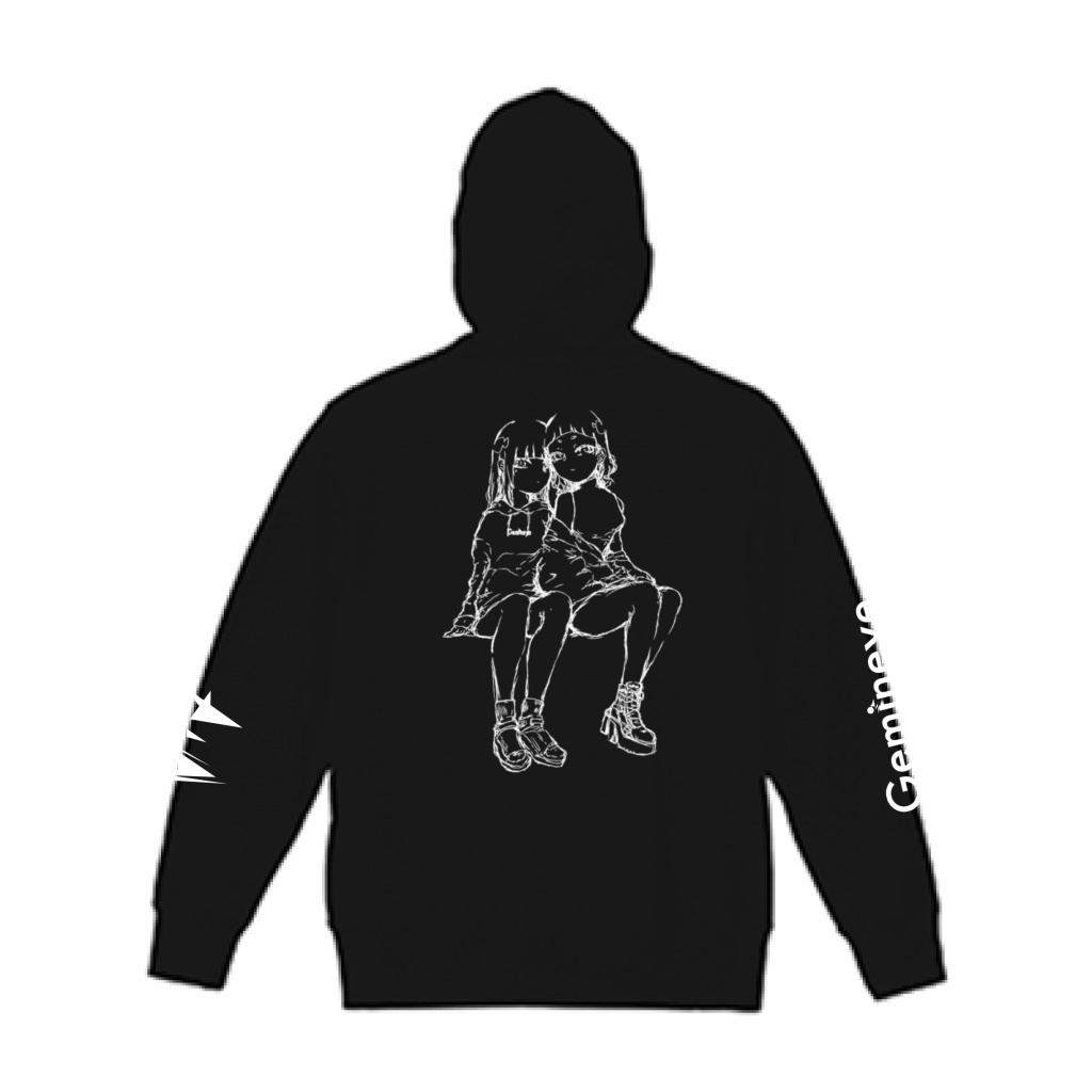 【受注生産受付中(月末締切・翌月末頃発送)】Gemineye オリジナルフルジップパーカー