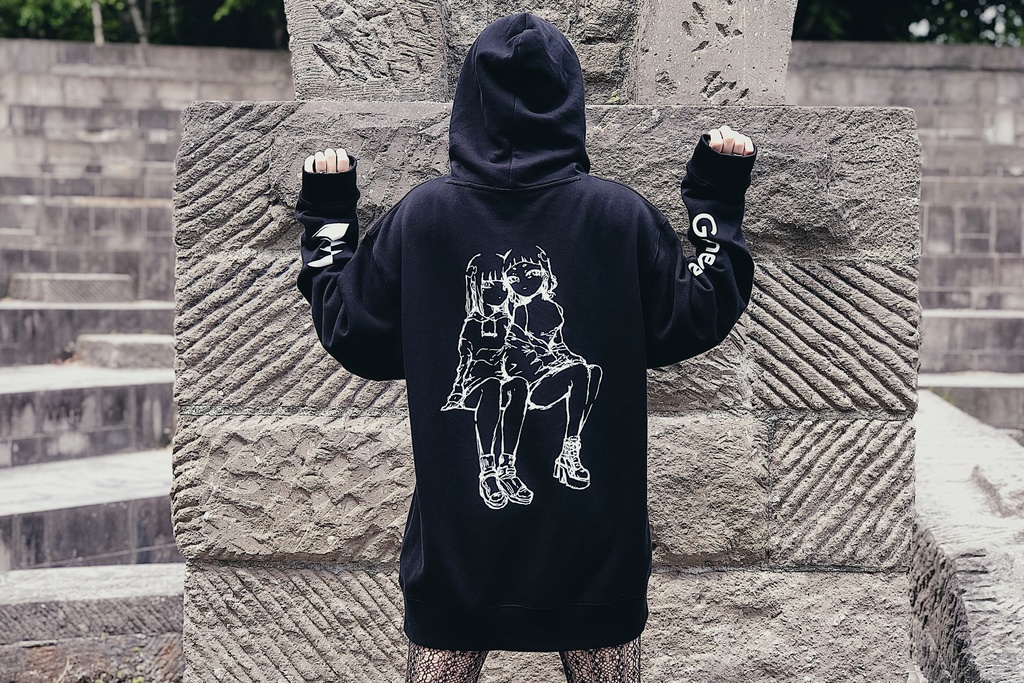 【受注生産受付中(月末締切・翌月末頃発送)】Gemineye オリジナルフルジップパーカー