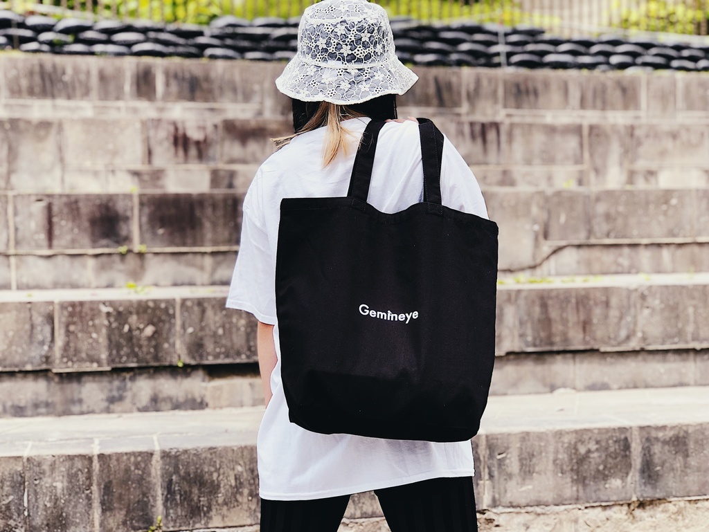 【受注生産受付中(月末締切・翌月末頃発送)】Gemineye オリジナルキャンバストートバッグ