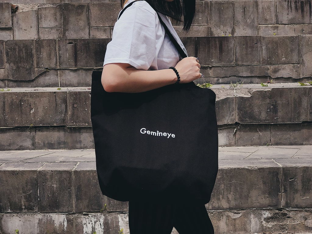 【受注生産受付中(月末締切・翌月末頃発送)】Gemineye オリジナルキャンバストートバッグ