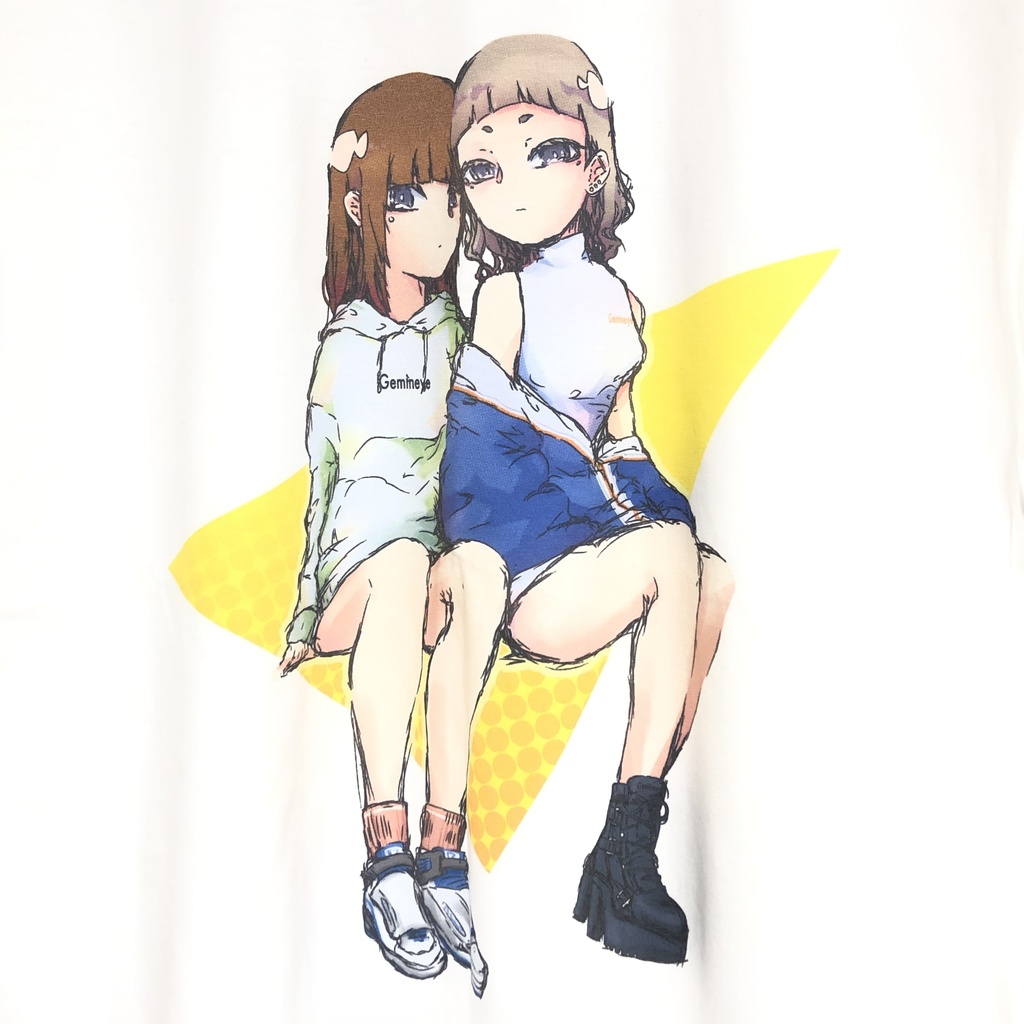 【受注生産受付中(月末締切&翌月末頃発送)】《フルカラー》Gemineye オリジナルTシャツ