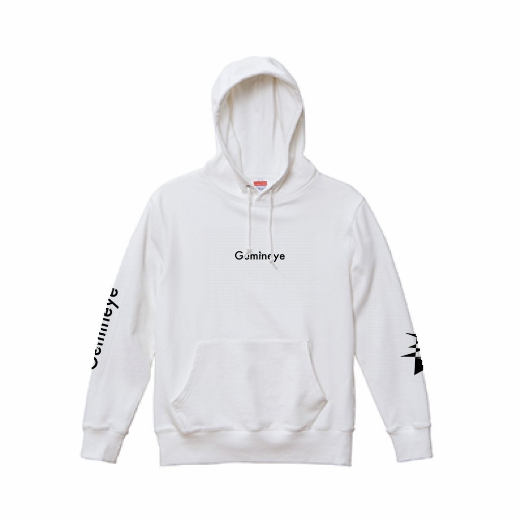 【受注生産品(月末締切&翌月末頃発送)】《背面無地》Gemineye オリジナルプルオーバーパーカー