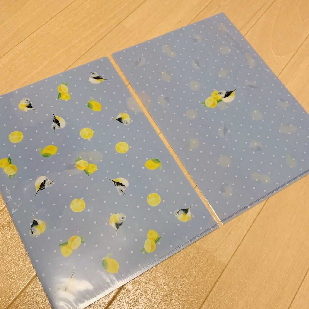 【クリアファイル】レモンになりたいキセキレイ