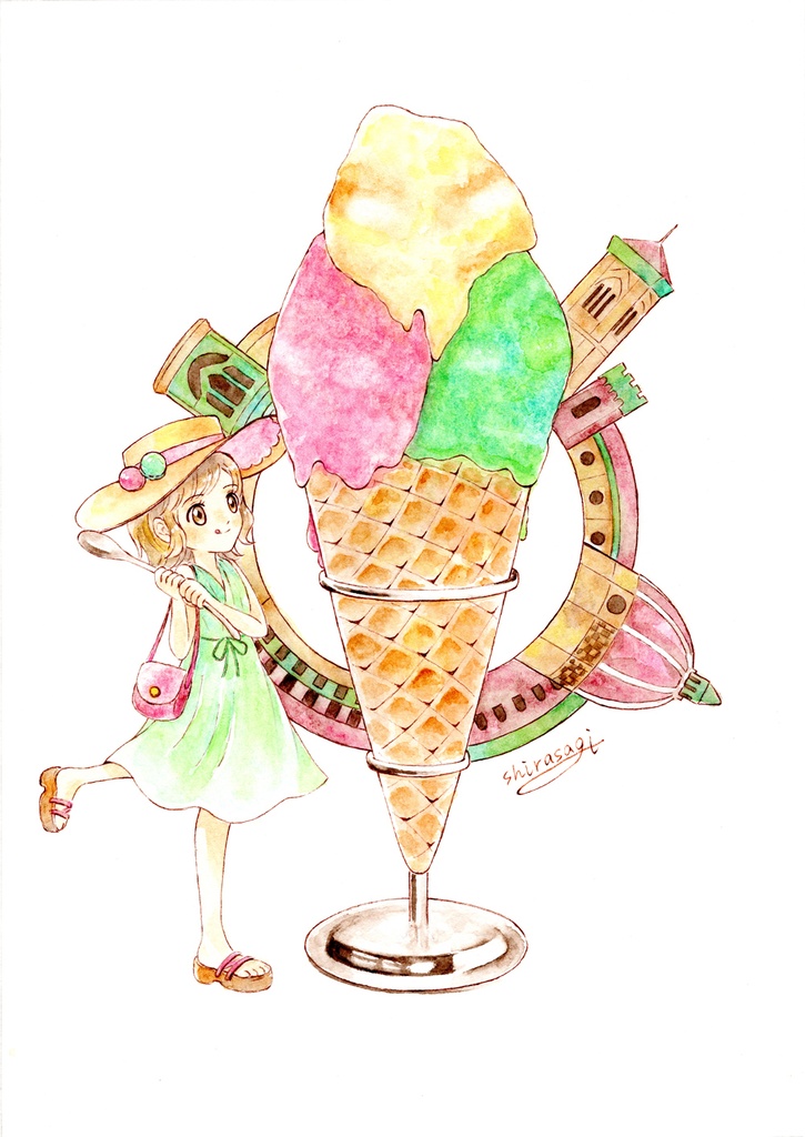 【額装原画】Gelato