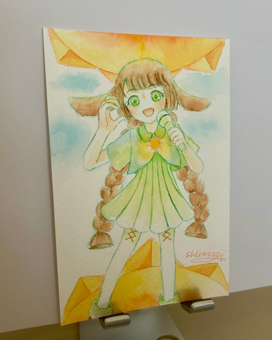 【フレームレス原画】うさ耳アイドル