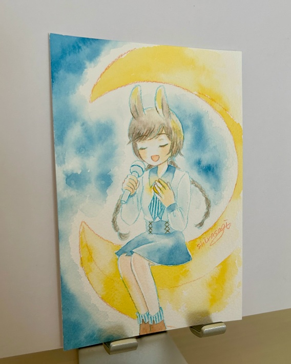 【フレームレス原画】うさ耳アイドル