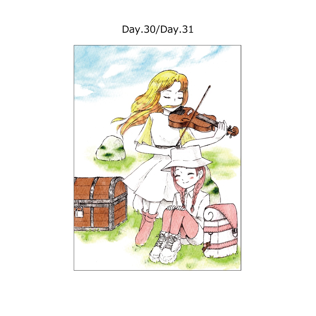 【フレームレス原画】インクトーバーイラスト③