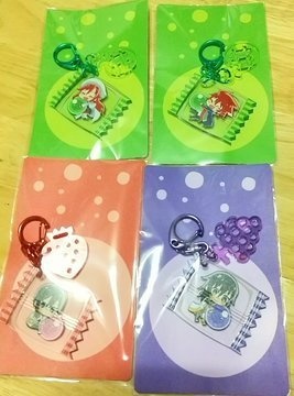 キャンディ風アクリルキーホルダー