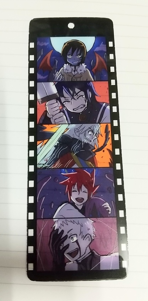 フィルム風クリアしおり