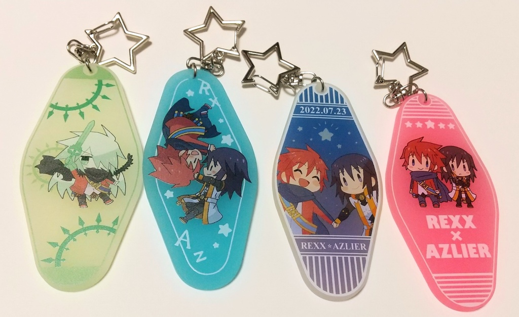 蓄光ラバーキーホルダー