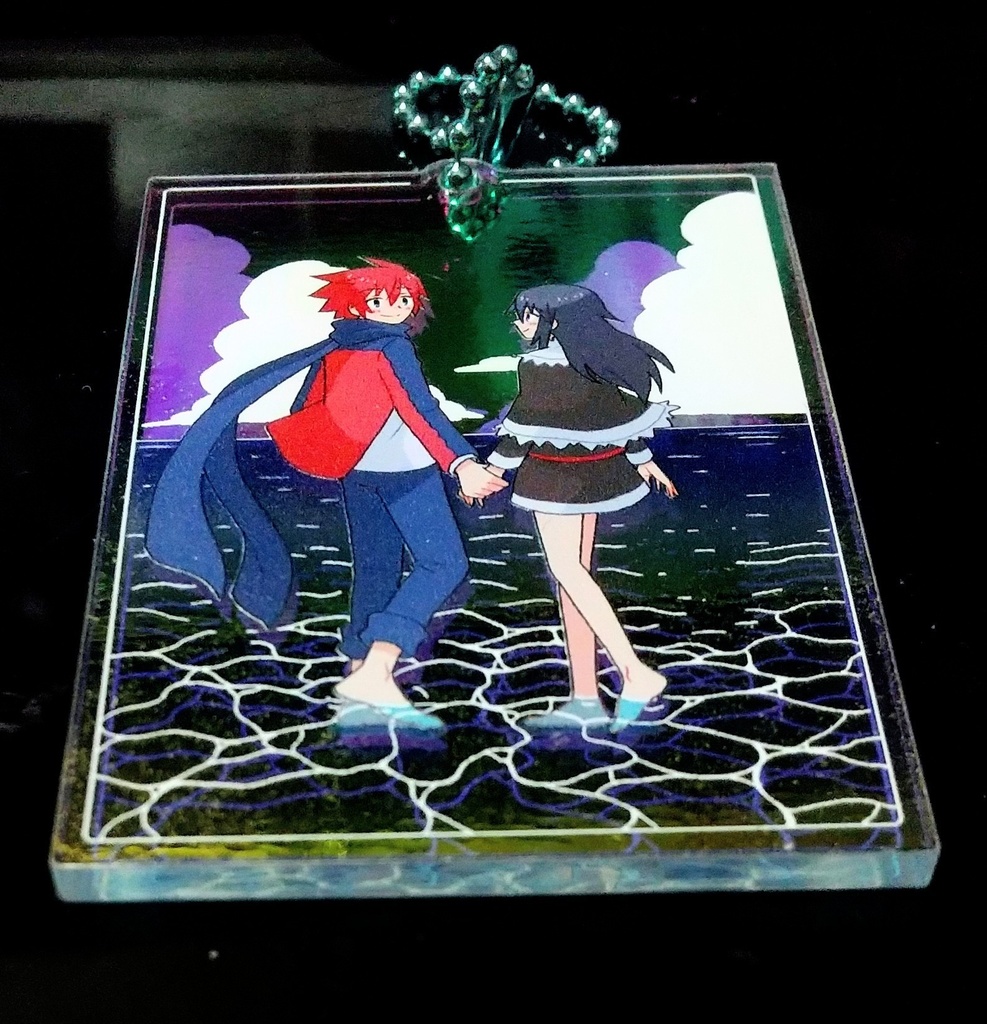 レクアズキラキラアクリルキーホルダー