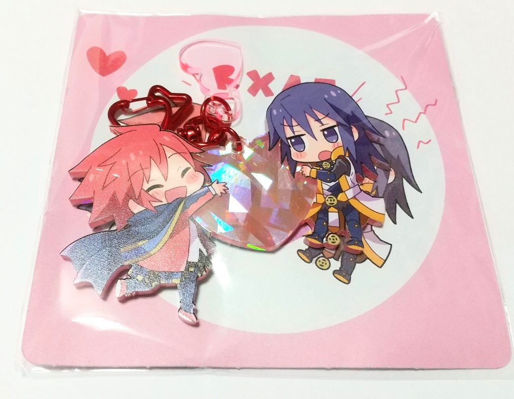 レクアズキラキラアクリルキーホルダー