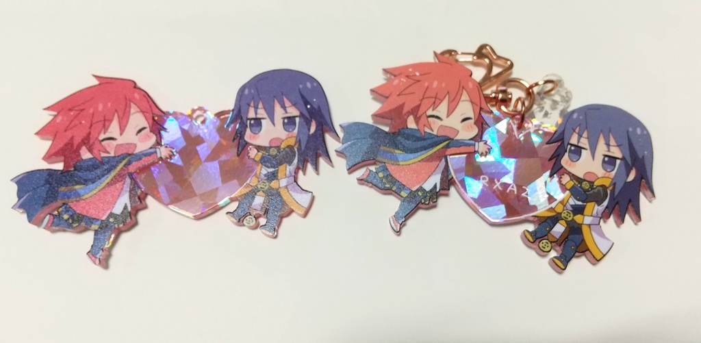 レクアズキラキラアクリルキーホルダー