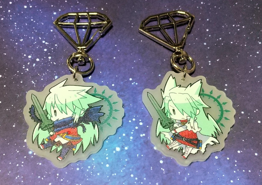 ダイヤナスカン蓄光アクリルチャーム