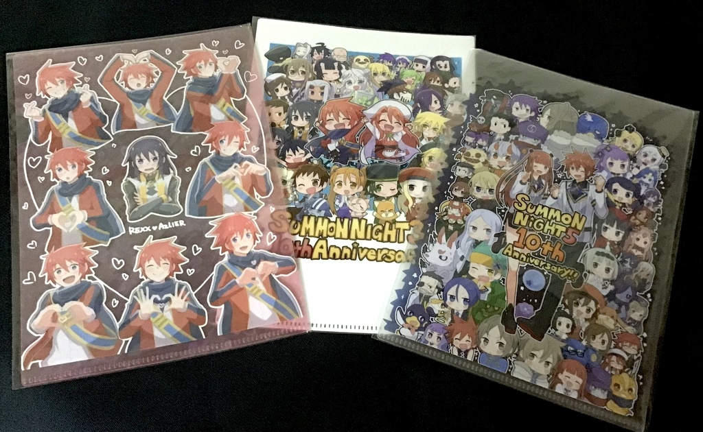 A5クリアファイル(サモ320th・サモ3リメ10th・サモ4-15th・サモ5-10th・レクアズ )