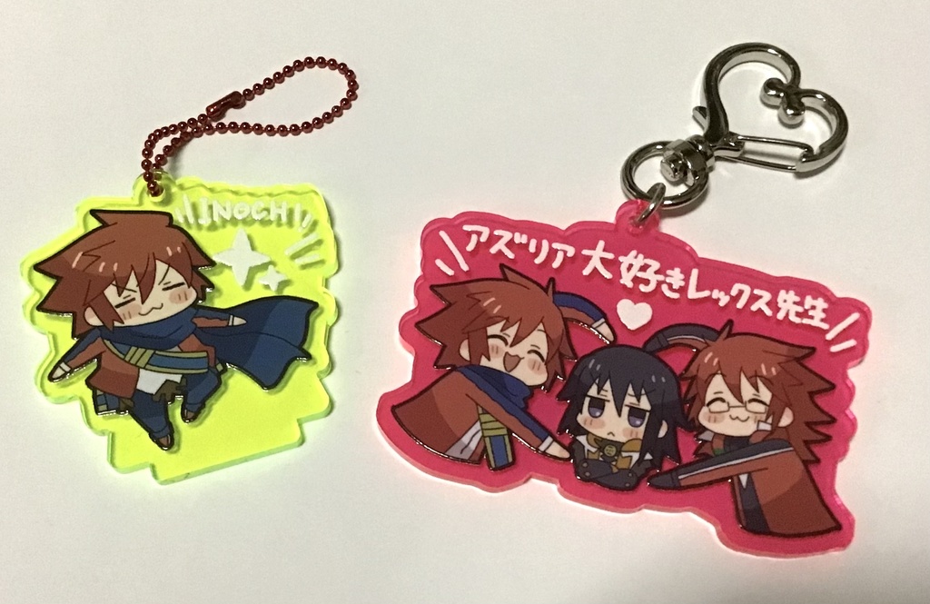 アズリア大好きレックス先生シール&アクキー