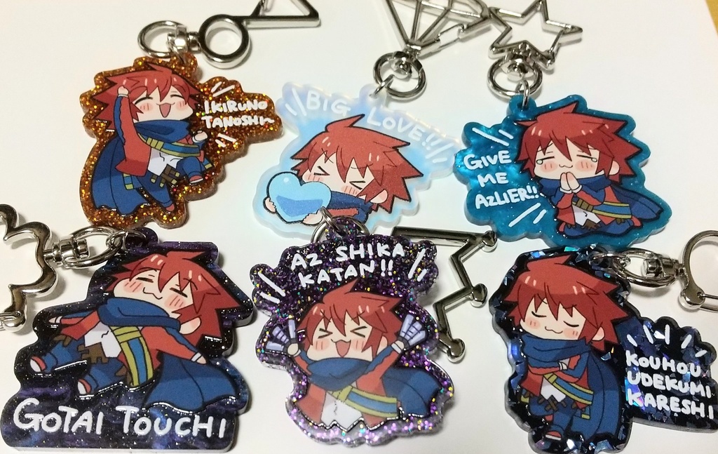 アズリア大好きレックス先生シール&アクキー