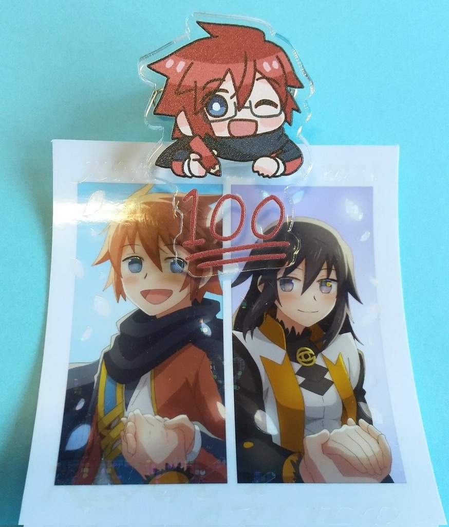 アクリルバッジクリップ