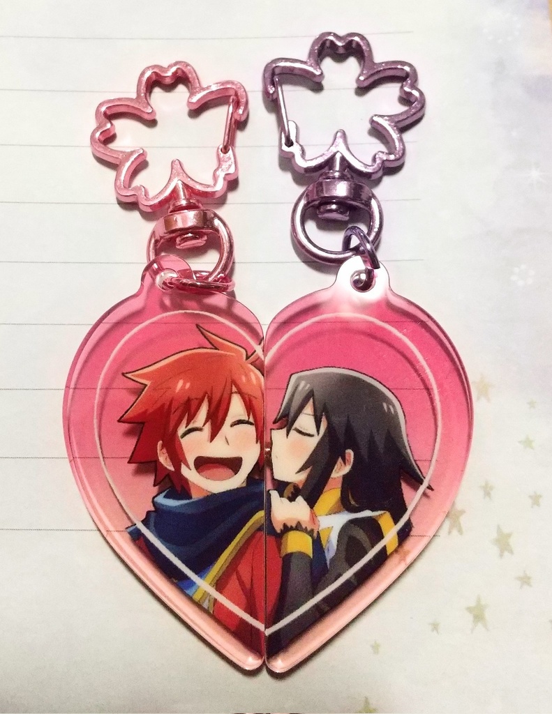 くっつく!ニコイチアクリルキーホルダー