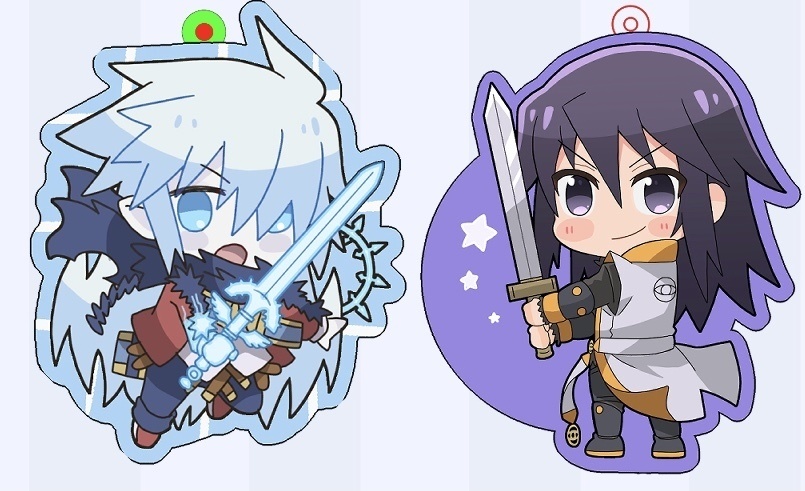 特殊カラーアクリルキーホルダー