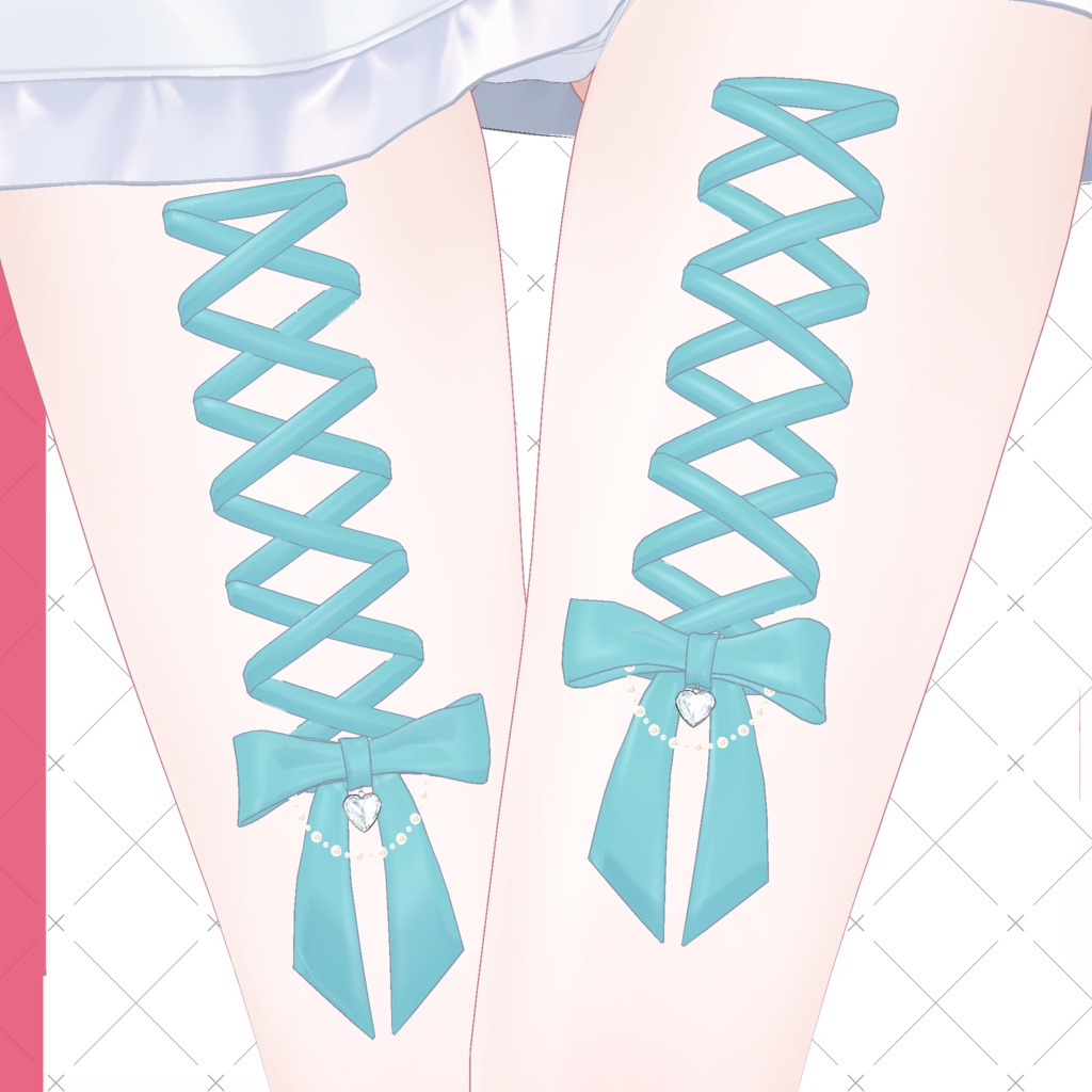 【6アバター対応】ボディリボン【MA対応】