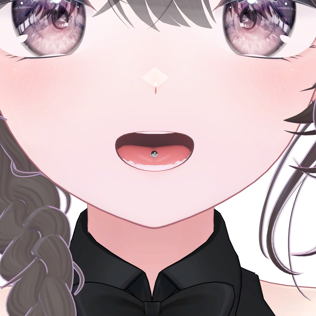 【ルミナ・ヒビキ追加】舌ピアス-5種類-【12アバター対応】