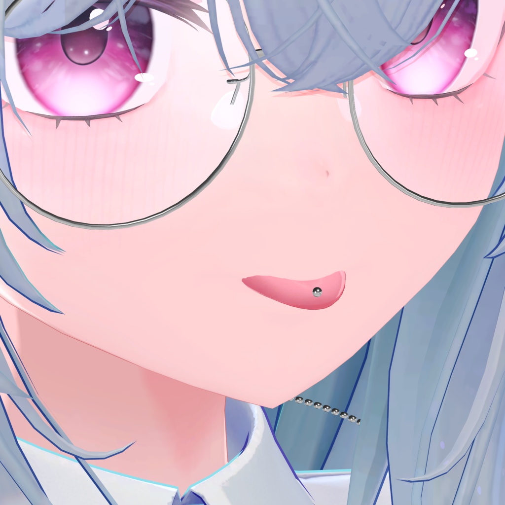 【ルミナ・ヒビキ追加】舌ピアス-5種類-【12アバター対応】