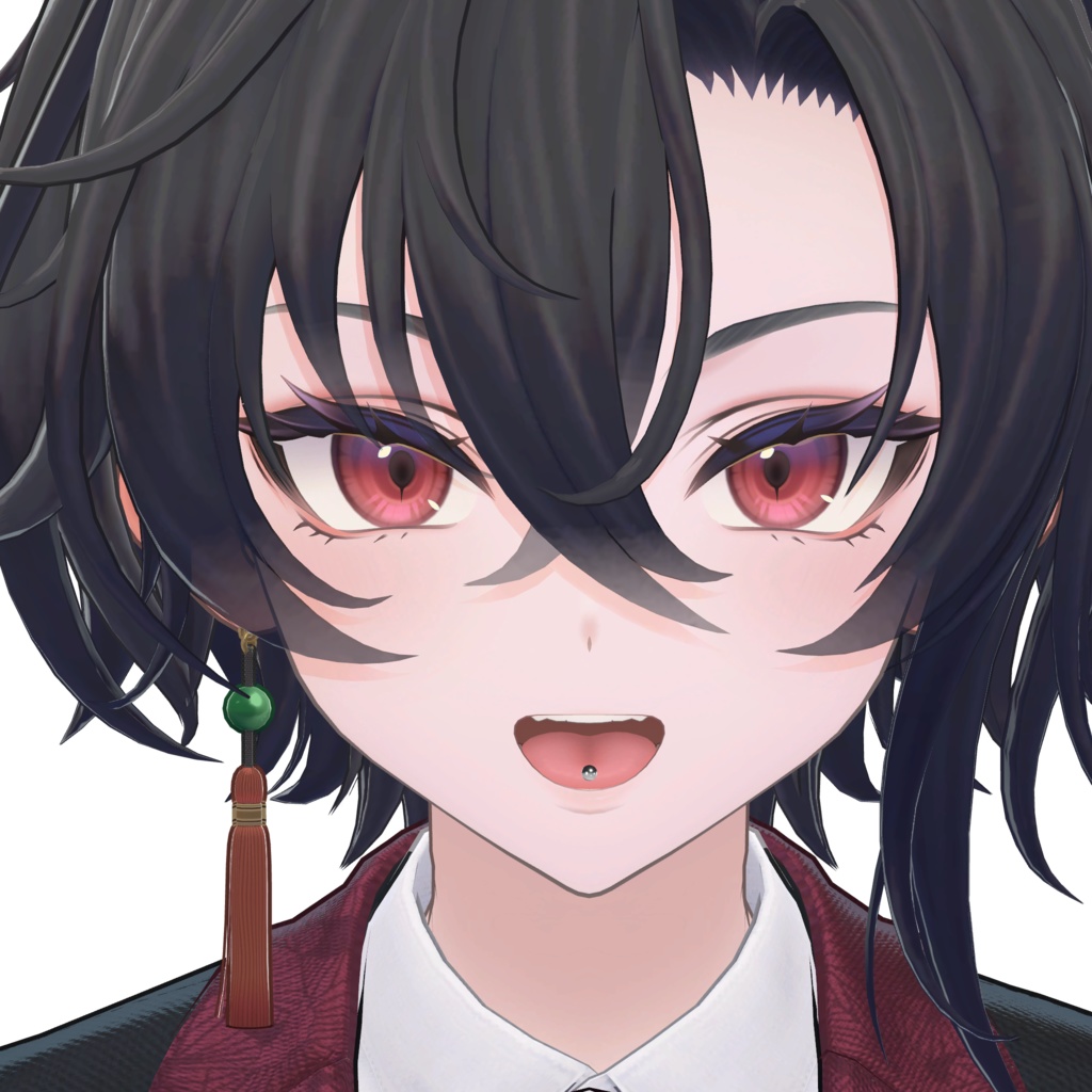 【4アバター対応】舌ピアス-5種類-(men's)