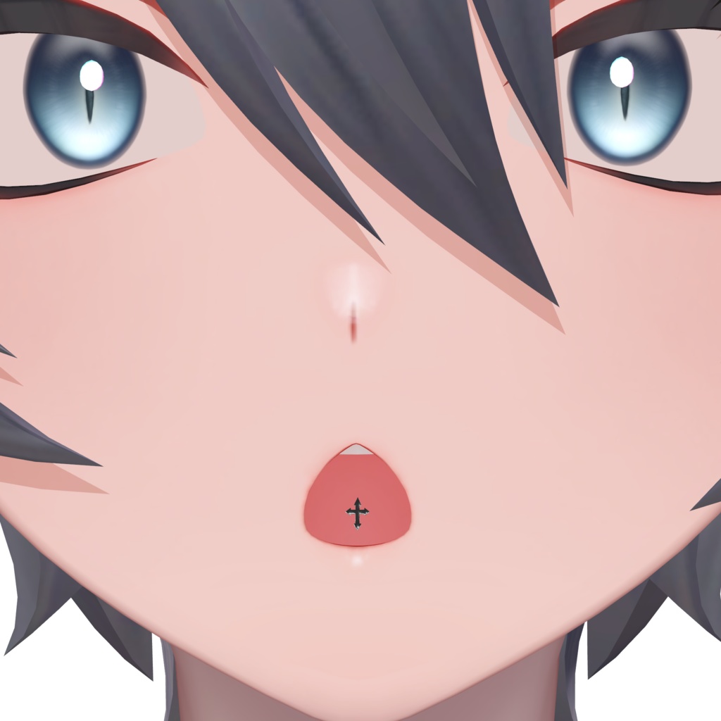 【4アバター対応】舌ピアス-5種類-(men's)