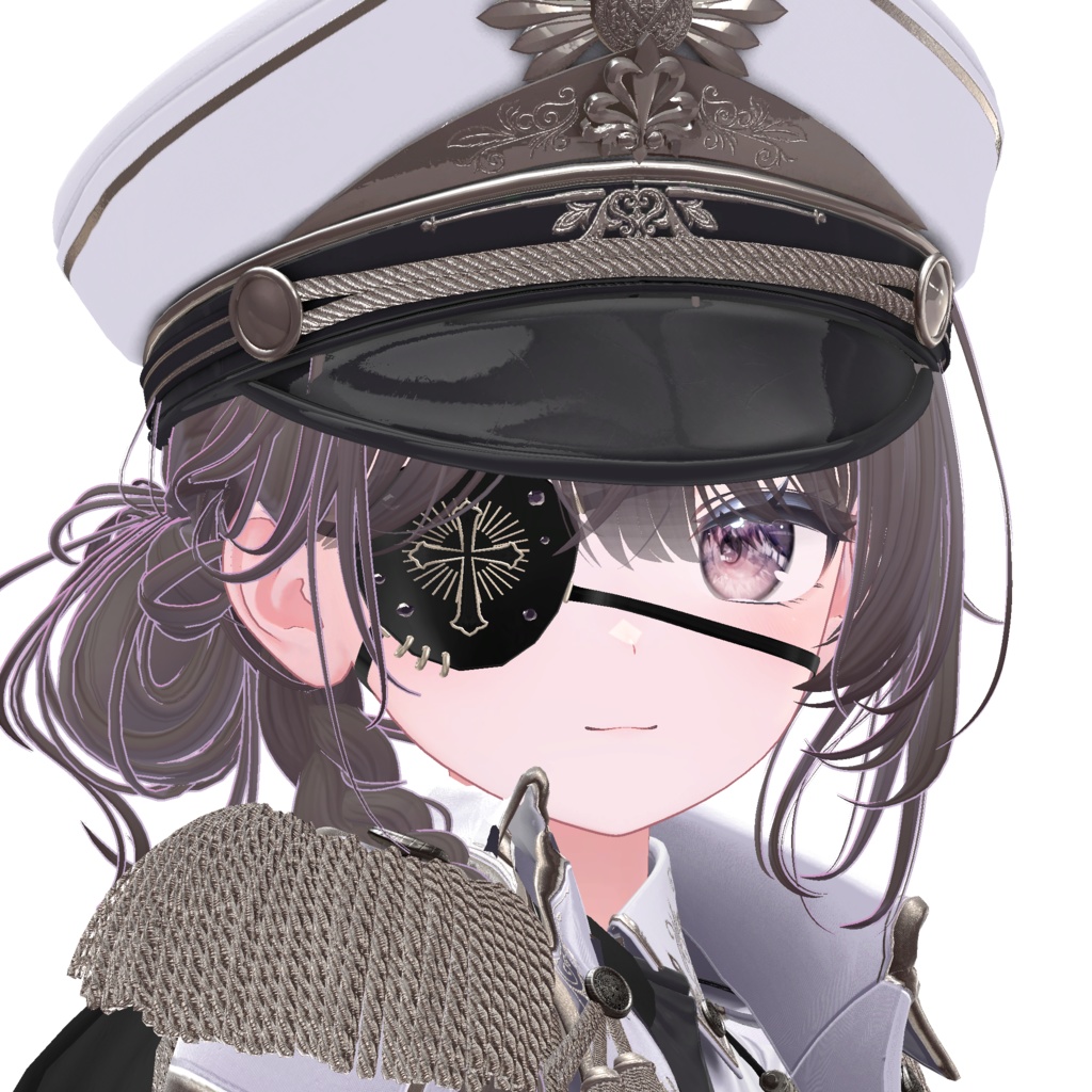 【8アバター対応】 crossEyepatch【MA対応】