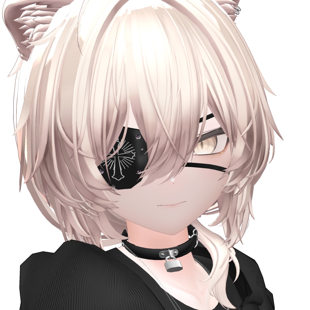 【8アバター対応】 crossEyepatch【MA対応】