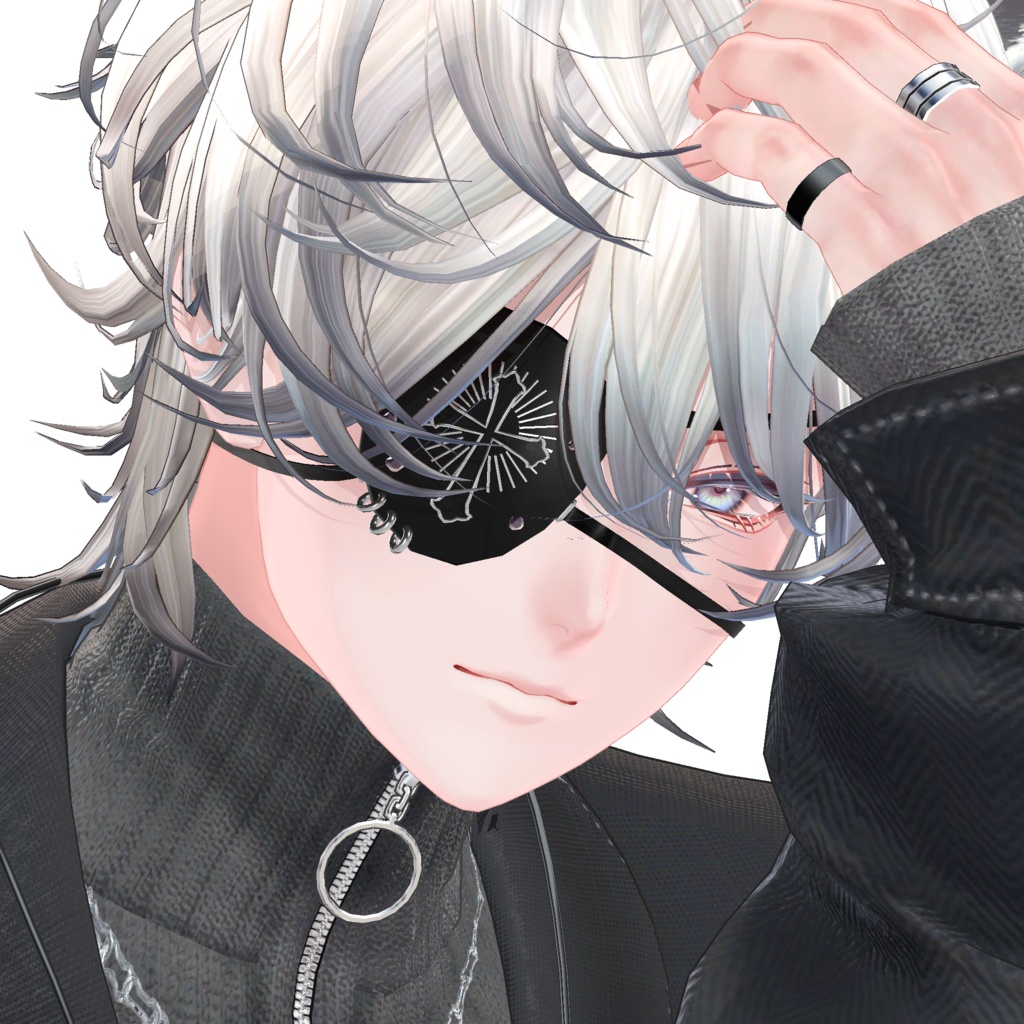 【8アバター対応】 crossEyepatch【MA対応】