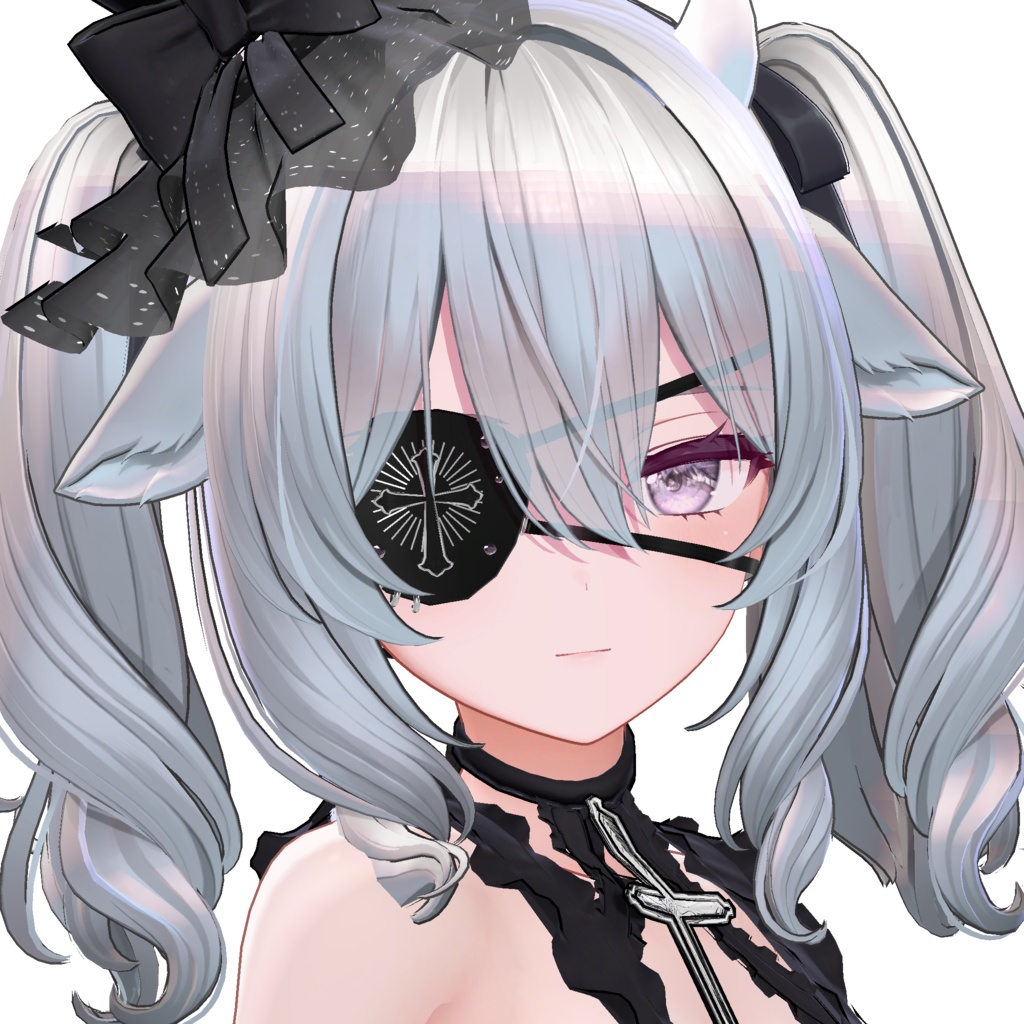 【8アバター対応】 crossEyepatch【MA対応】