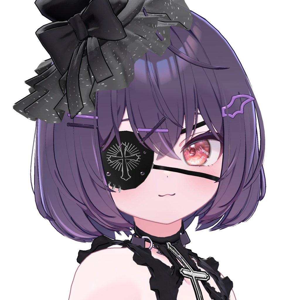 【8アバター対応】 crossEyepatch【MA対応】