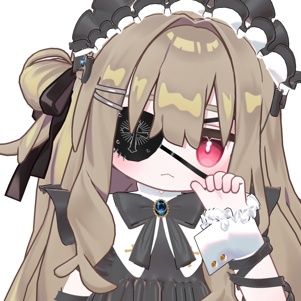 【8アバター対応】 crossEyepatch【MA対応】