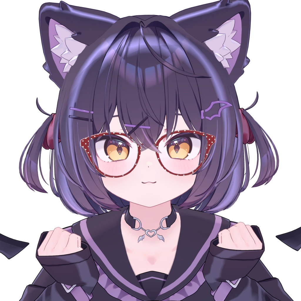 柄のあるめがね【複数アバター対応】