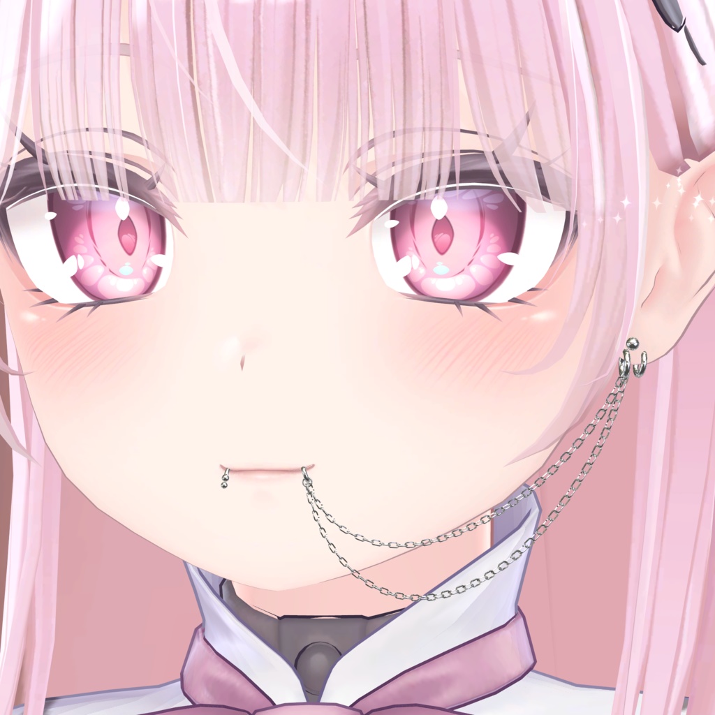 【10アバター対応】2WAY Lip piercing