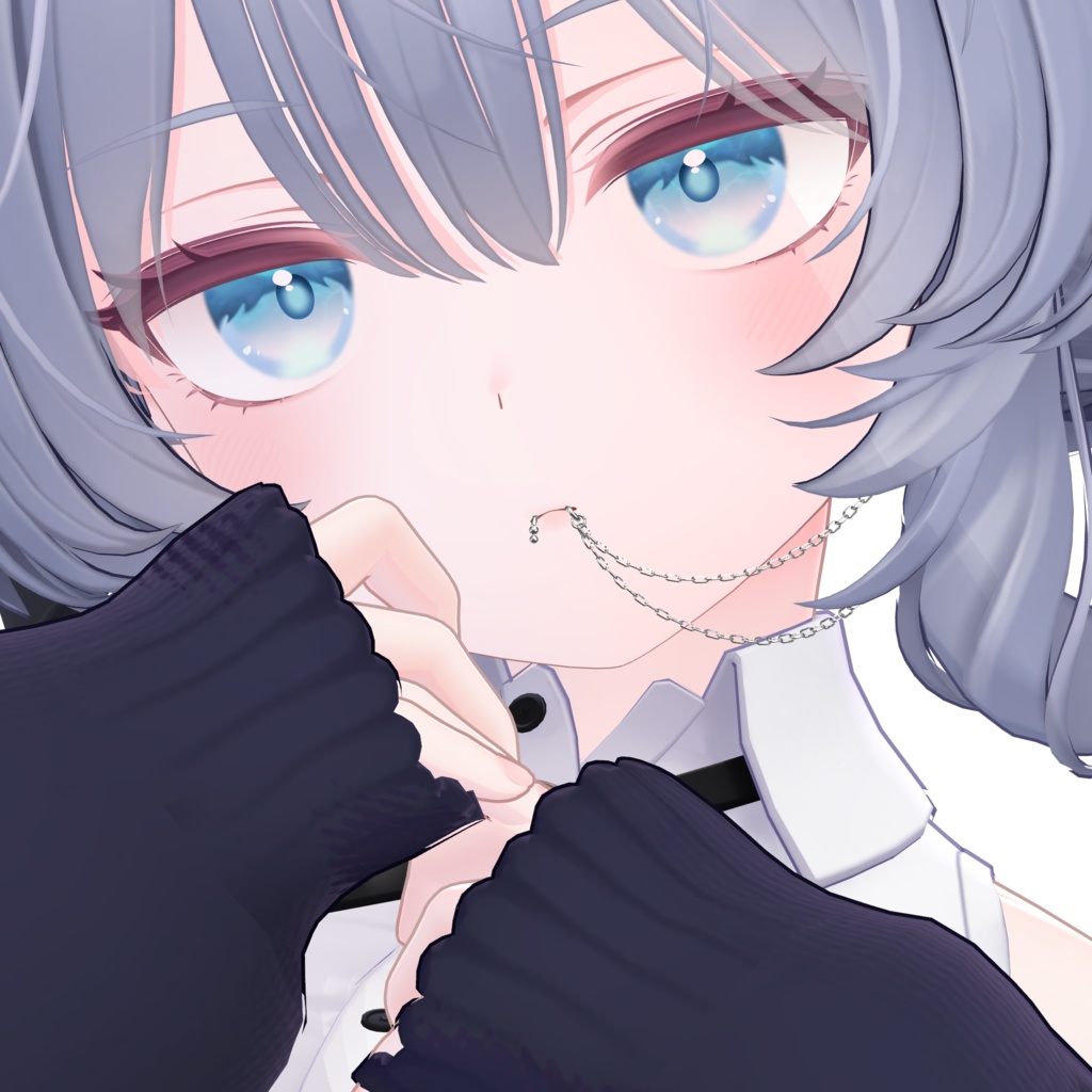 【墨惺・ラムネ対応】【11アバター対応】2WAY Lip piercing