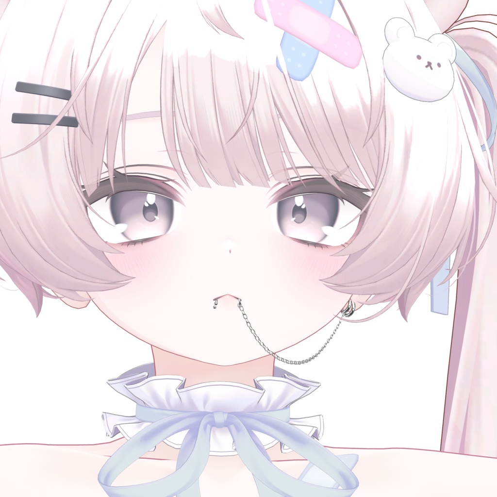 【10アバター対応】2WAY Lip piercing