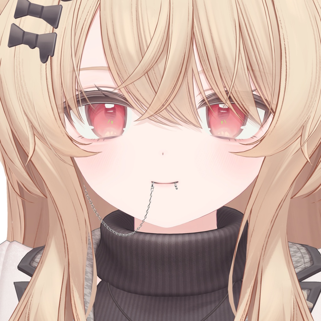 【10アバター対応】2WAY Lip piercing