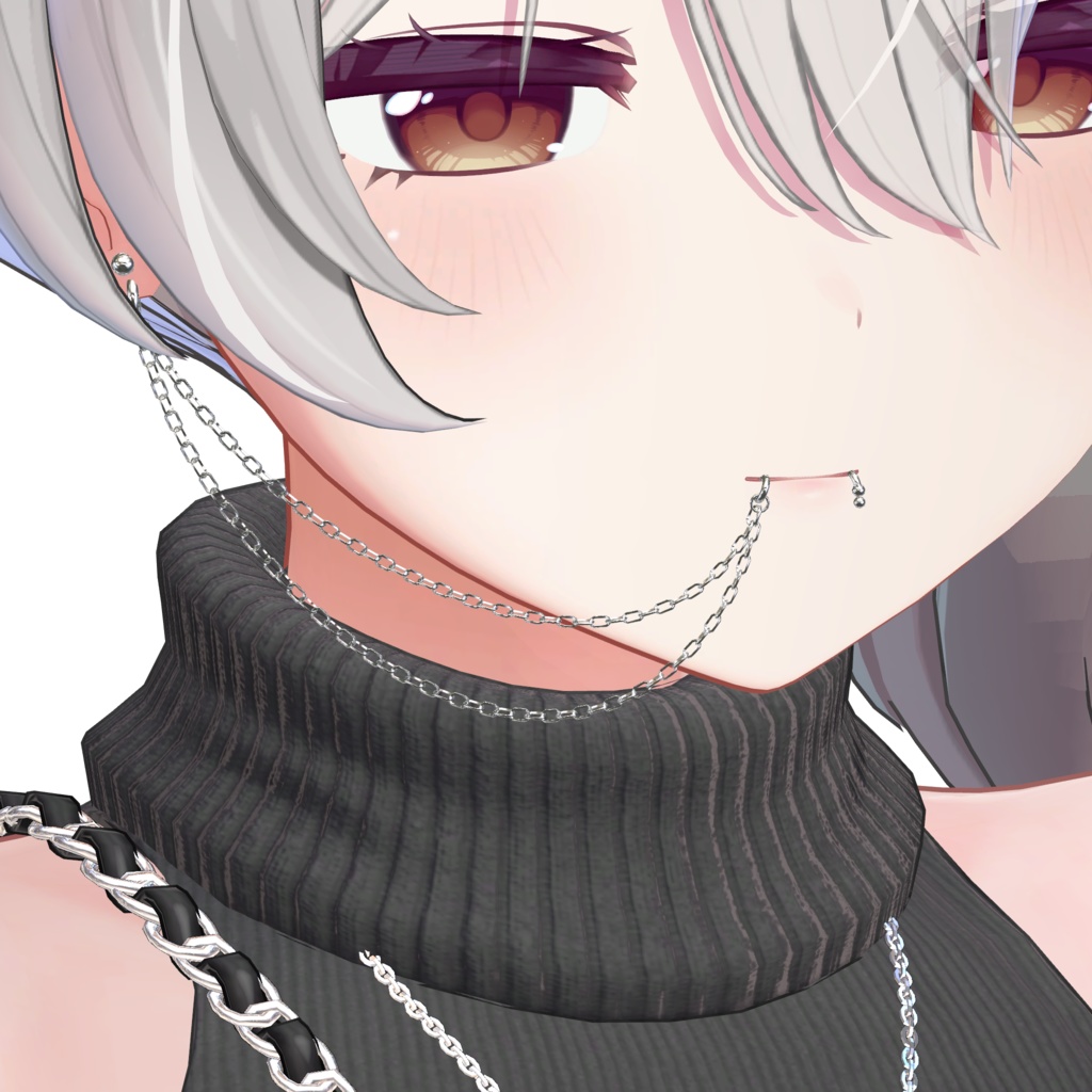 【10アバター対応】2WAY Lip piercing