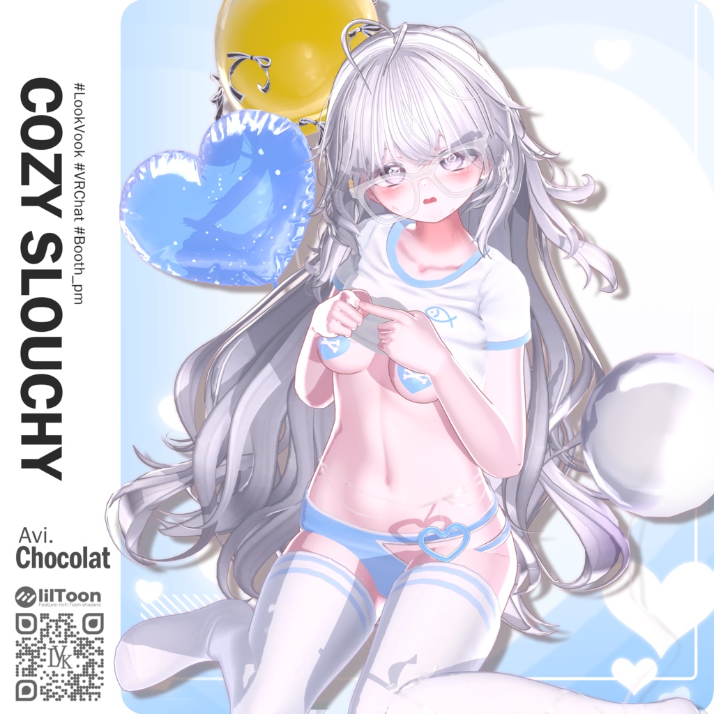 【 1st Anniversary Sale ✨】【13アバター対応】 𝐋𝐕.𝟏 Cozy_Slouchy 🎈