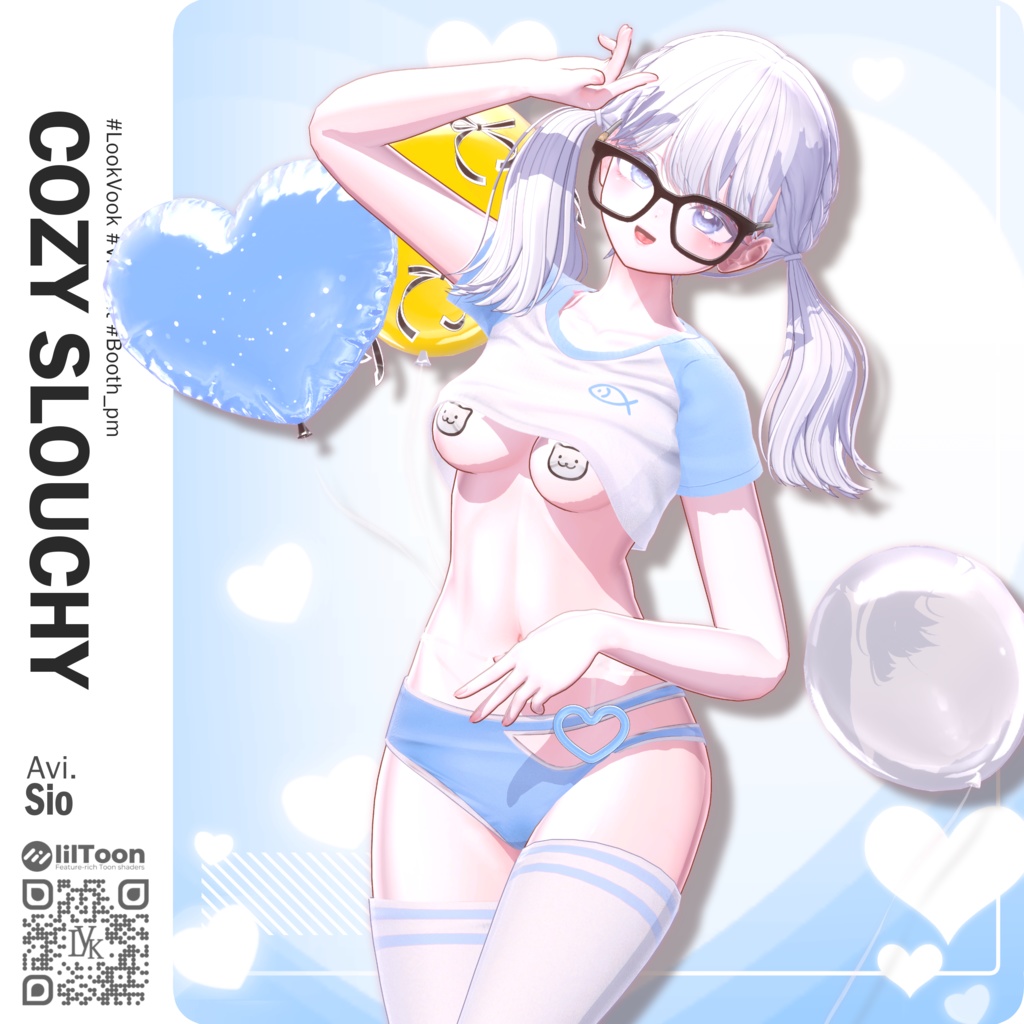 【 1st Anniversary Sale ✨】【13アバター対応】 𝐋𝐕.𝟏 Cozy_Slouchy 🎈