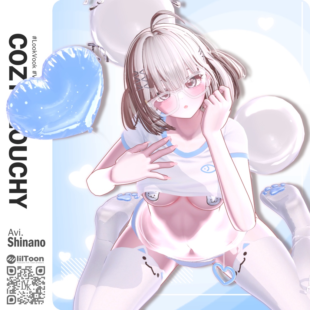 【 1st Anniversary Sale ✨】【13アバター対応】 𝐋𝐕.𝟏 Cozy_Slouchy 🎈