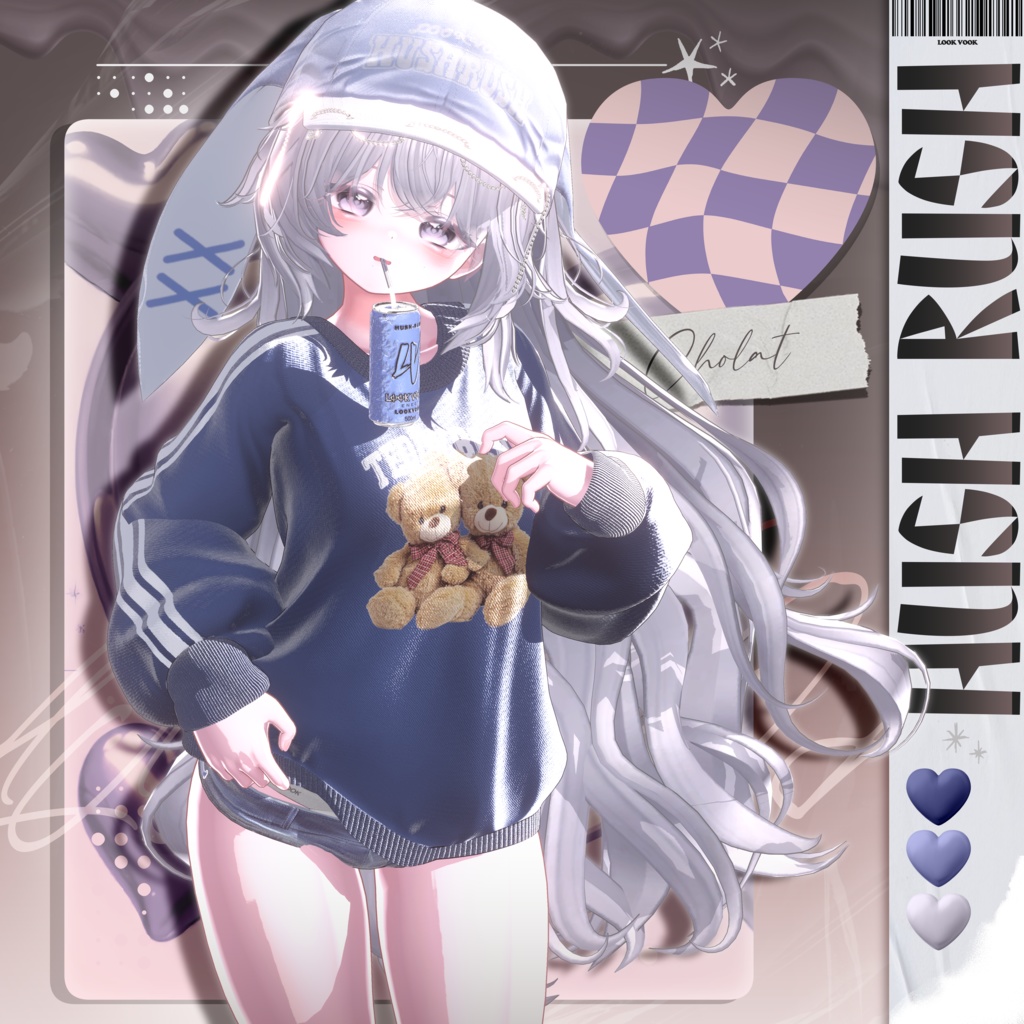 【11アバター対応】 𝐋𝐕.𝟑 Hush_Rush 🥤
