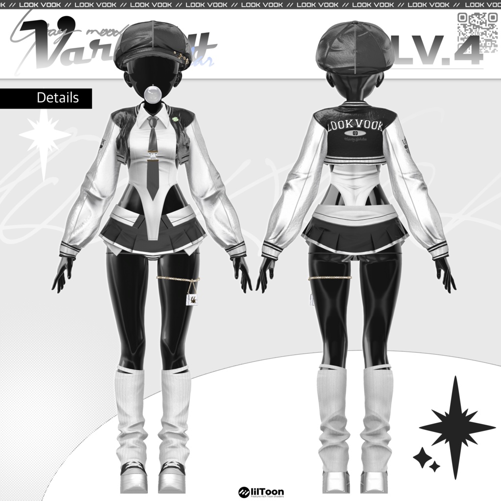 【 1st Anniversary Sale ✨】【15アバター対応】 𝐋𝐕.𝟒 Varsity_Scholar 🎓