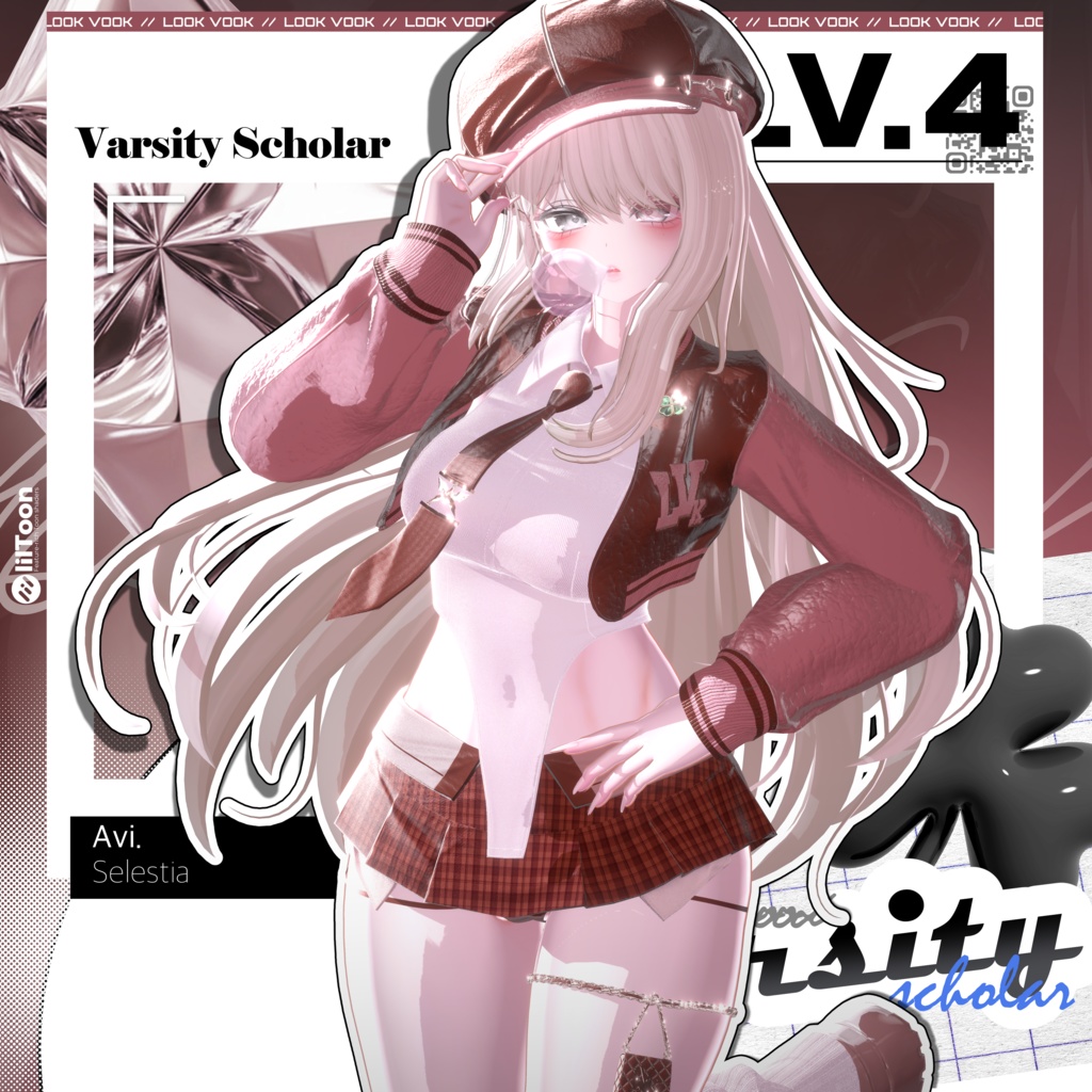 【 1st Anniversary Sale ✨】【15アバター対応】 𝐋𝐕.𝟒 Varsity_Scholar 🎓