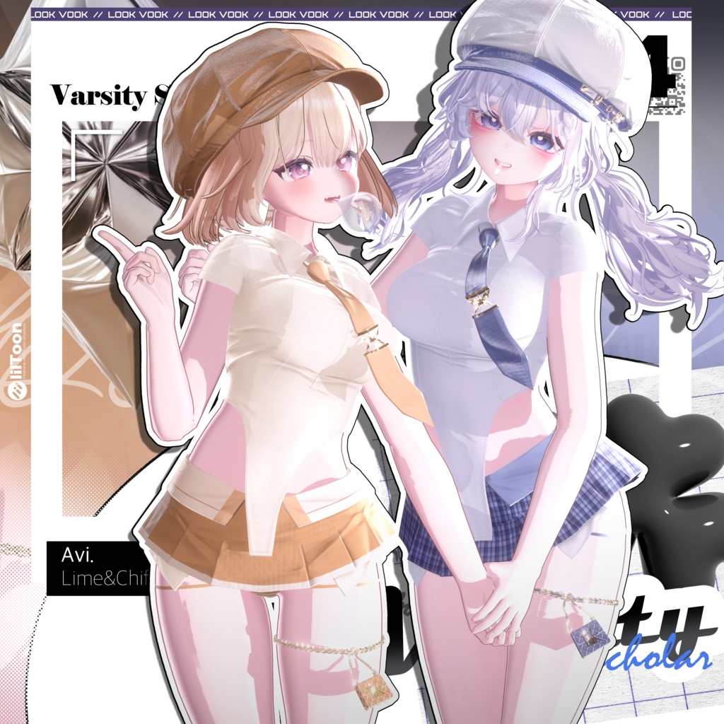 【 1st Anniversary Sale ✨】【15アバター対応】 𝐋𝐕.𝟒 Varsity_Scholar 🎓